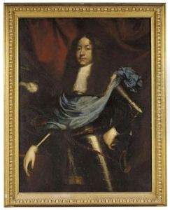 Portrait Of Duke Johann Friedrich Duke Of Brunswick And Luneburg by Jan Frans van Douven