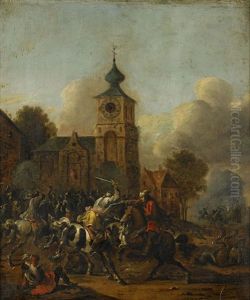 Batalj Vid En Kyrka Batalj Vid En Kyrka