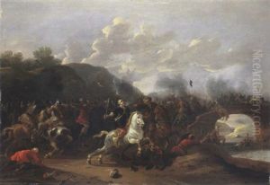 Combat Contre Des Turcs