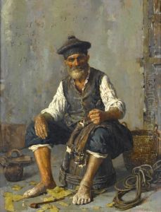 A Neapolitan Fisherman by Raffaele Armenise