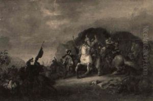 La Charge Turque by Simon Johannes van Douw
