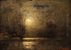 Bodden Im Mondschein by Louis, Carl Ludwig Douzette