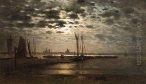 Mondlicht Uber Stralsund Mondlicht Uber Stralsund