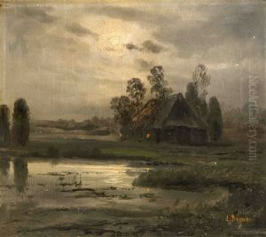 ) Nachtliche Landschaft Mit Kate ) Nachtliche Landschaft Mit Kate