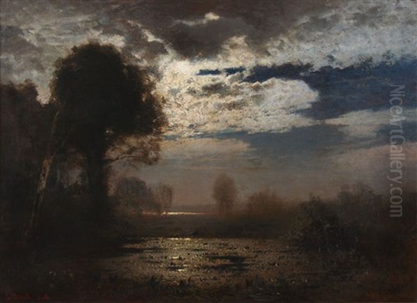 Moonlit Lake - view 1