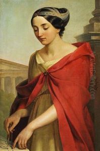The Muse Of Architecture by Louis, Carl Ludwig Douzette