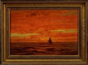 Sonnenuntergangsstimmung Am Meer Sonnenuntergangsstimmung Am Meer