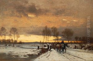 Winter Landscape In Mark Brandenburg