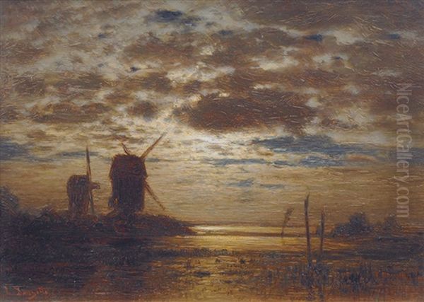 Mills In The Moonlight - view 1