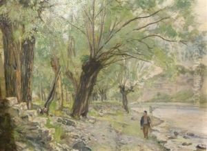 Le Sentier Des Saules by Theodore Douzon