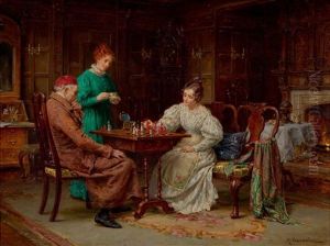 The Chess Game by Margaret Dovaston