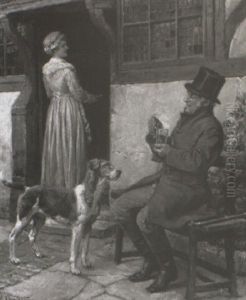 A Welcome Drink by Margaret Dovaston