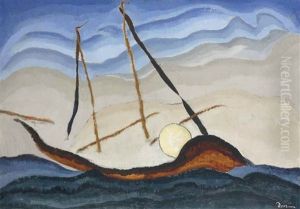 Boat Going Through Inlet by Arthur Garfield Dove
