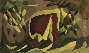 Lattice And Awning by Arthur Garfield Dove