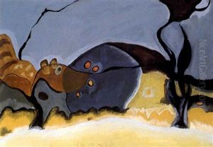 Barn Next Door by Arthur Garfield Dove