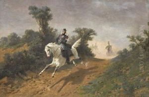 Reitende Artillerie by Auguste (Viande) Doviane
