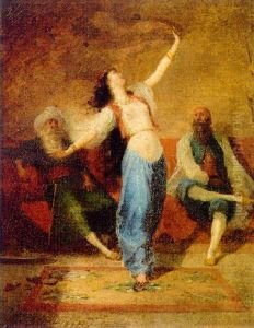 An Arab Dancer by Auguste (Viande) Doviane