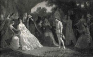 La Cour D'amour by Auguste (Viande) Doviane