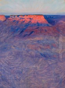 The Glory Of Shiva, Shiva Temple, Grand Canyon by Arthur Wesley Dow