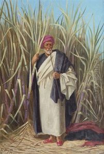 A Bedouin With A Pipe by Robert Dowling