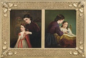 Before And After The Party (2 Works) by Robert Dowling