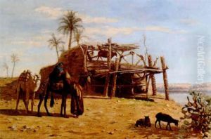 A Well On The Banks Of The Nile by Robert Dowling