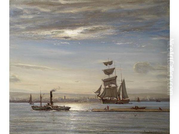 Silvery Sunshine Off Greenock - view 1