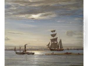 Silvery Sunshine Off Greenock by John Patrick Downie