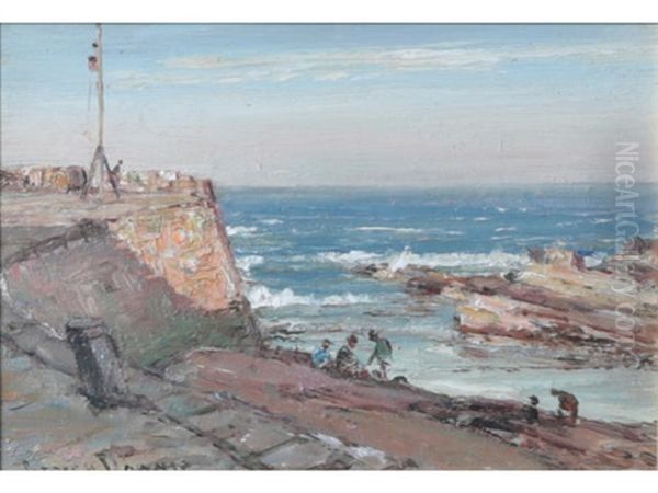 On Dunbar Harbour - view 1