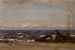 Bathers, Firth Of Clyde by Patrick Downie