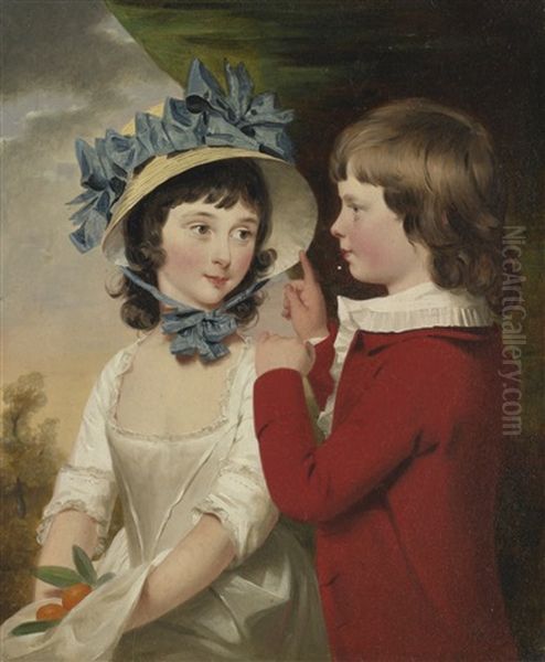Portrait Of William And Isabella Way - view 1