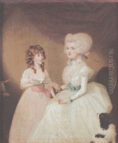 Portrat Von Mrs.ridgway Und Ihrer Tochter - view 1