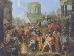 L'entree Triomphale D'un Empereur Romain