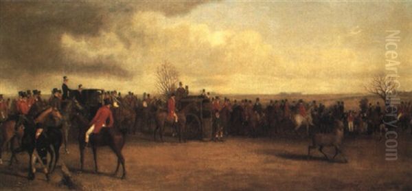 A Celebrated Stag Hunt: Turning Out - view 1