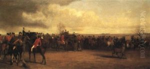 A Celebrated Stag Hunt: Turning Out by John (H.B.) Doyle