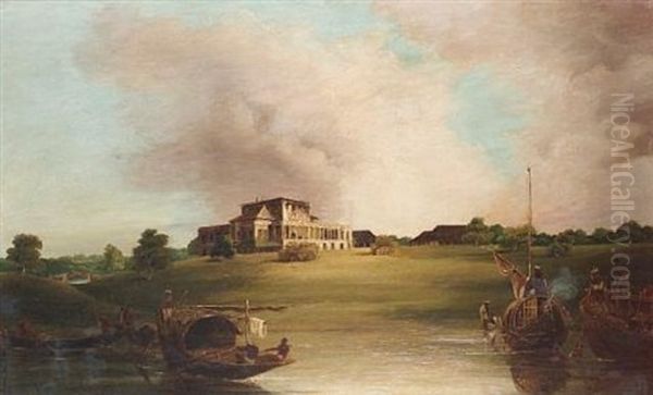 A View Of Barrackpore House, Calcutta - view 1