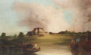 A View Of Barrackpore House, Calcutta
