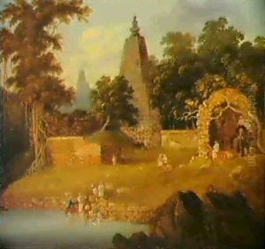 The Buddhist Temple At Bodh Gaya