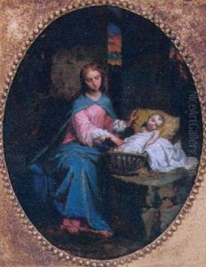 The New Born Christ by Jean-Marie-Melchior Doze