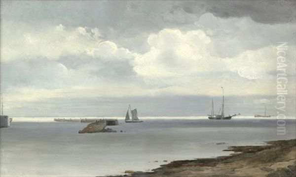 Segelschiffe Vor Einer Kuste - view 1