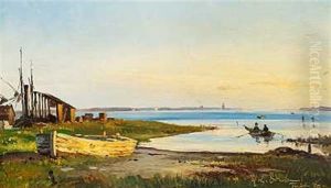 Kystparti Fra Frederiksvaerk by Holger Drachmann