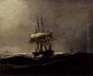 Sejlskibe Pa Havet Sejlskibe Pa Havet