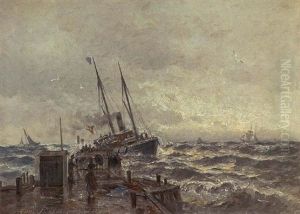 Skibe I Oprort Hav by Holger Drachmann