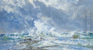 Fra Skagen, Hvor Skagerak Og Kattegat Modes Pa Grenen by Holger Drachmann