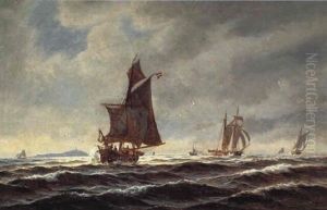 Marine Med Skibe by Holger Drachmann