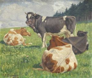 Auf Der Burgweide by Peter Paul Draewing