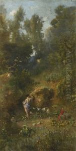 Landscape With Bathing Diana Landscape With Bathing Diana