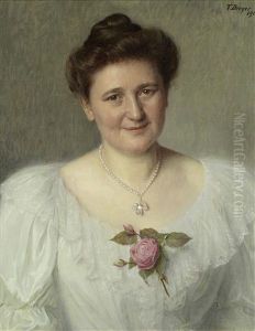 Portrait Of A Woman by Tom von Dreger