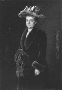 Portrait Der Frau Des Kunstlers by Tom von Dreger