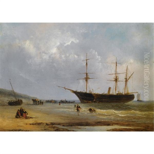 Unloading The Ship - view 1